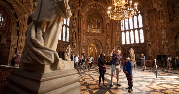 Free guided tours of the Houses of Parliament for UK residents